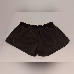 LULULEMON Black Running Shorts SIZE 6 SMALL